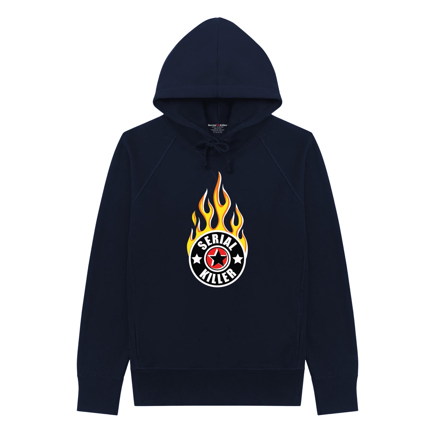 Serial Killer Logo Flame Hoodie