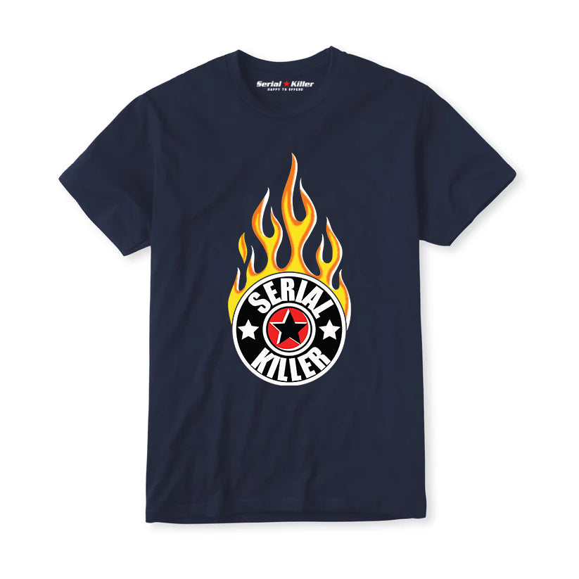 Serial Killer Logo Flame Men's Tshirt
