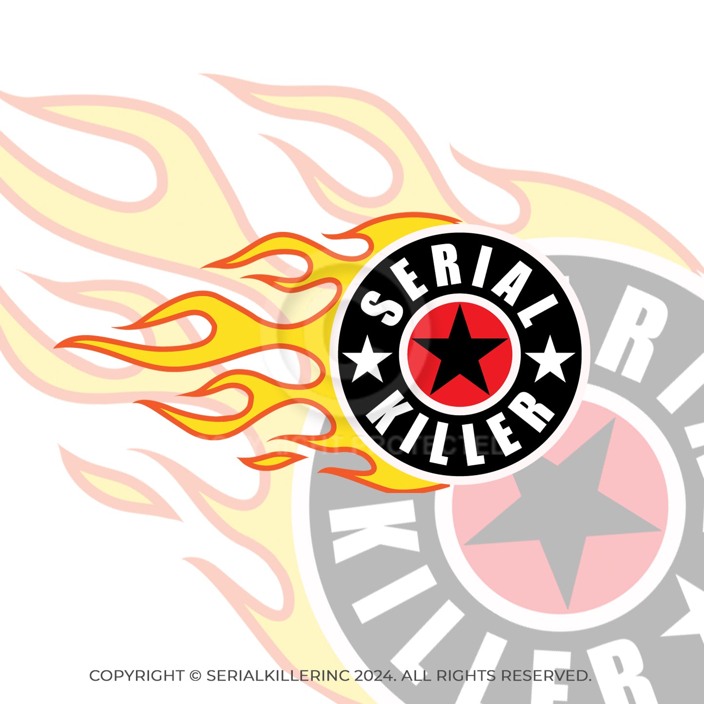Serial Killer Flame Logo Beanie