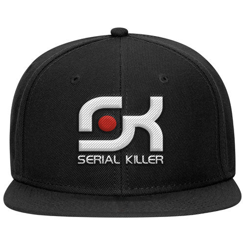 Serial Killer Modern Logo Flat Bill Hat