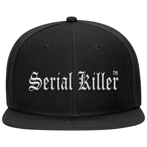 Serial Killer Script Logo Flat Bill Hat