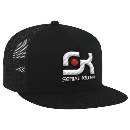 Serial Killer Modern Logo Trucker Hat