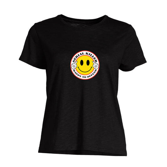 Happy To Offend Fingers Women's Tshirt