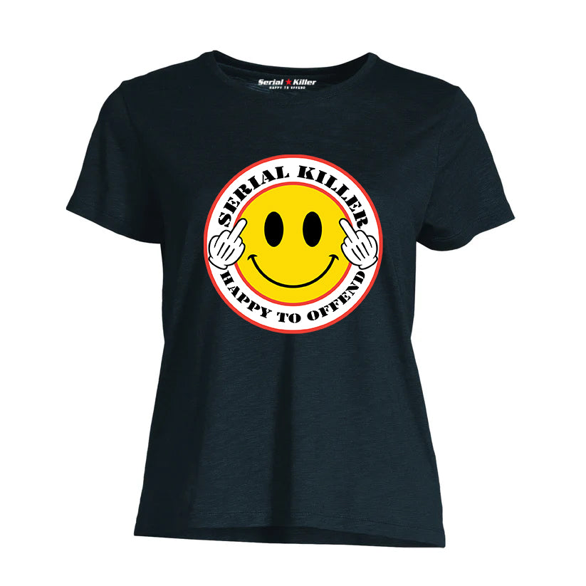Happy To Offend Fingers Women's Tshirt