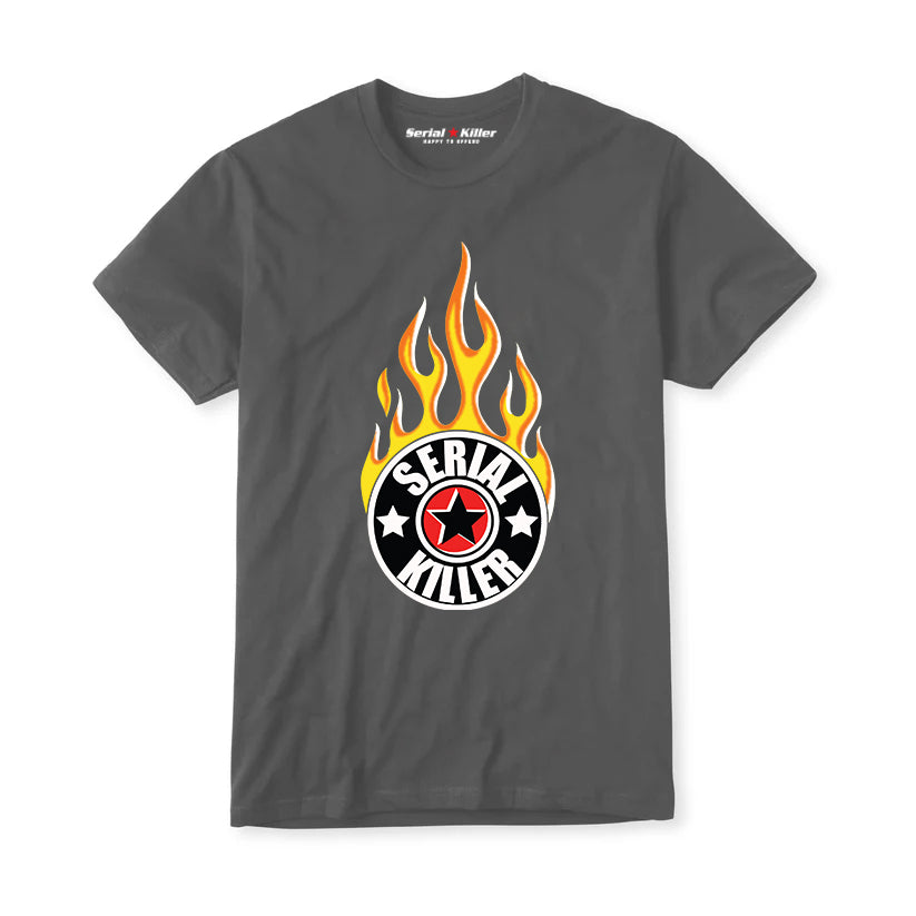 Serial Killer Logo Flame Men's Tshirt