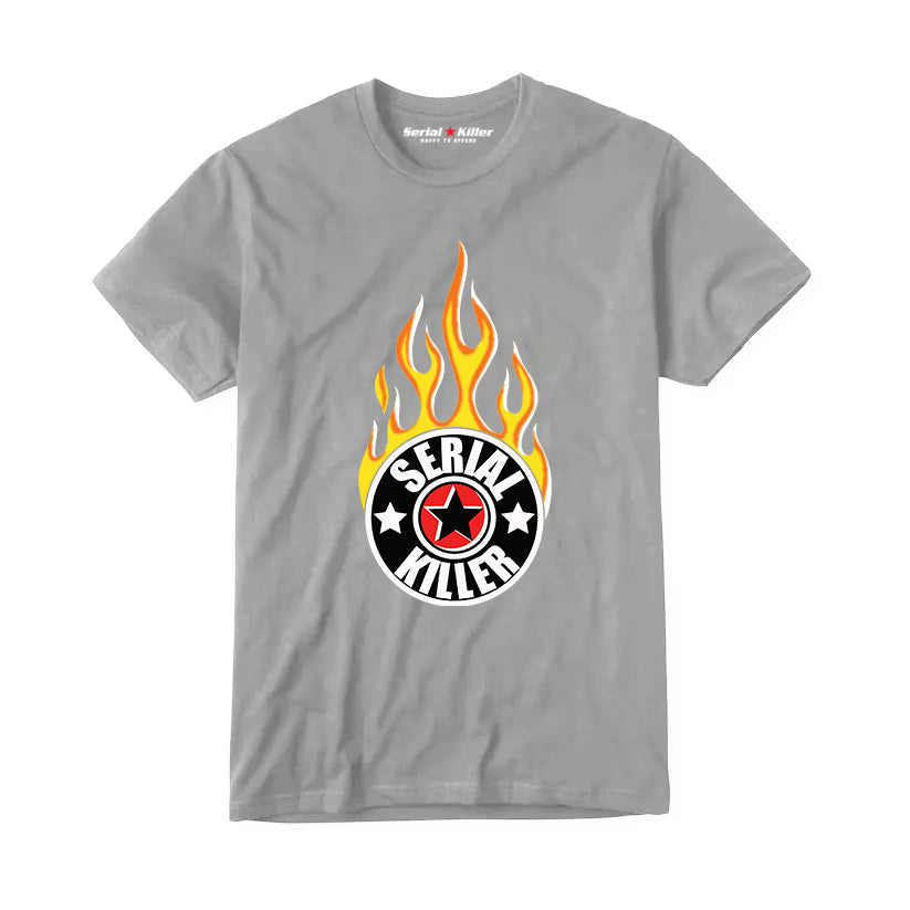 Serial Killer Logo Flame Men's Tshirt