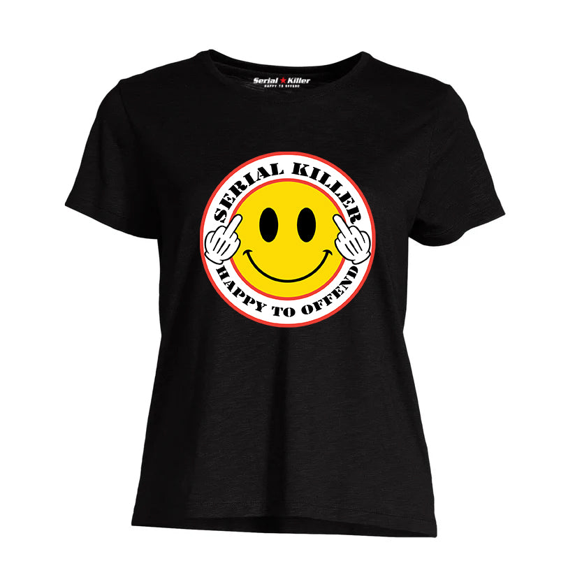 Happy To Offend Fingers Women's Tshirt